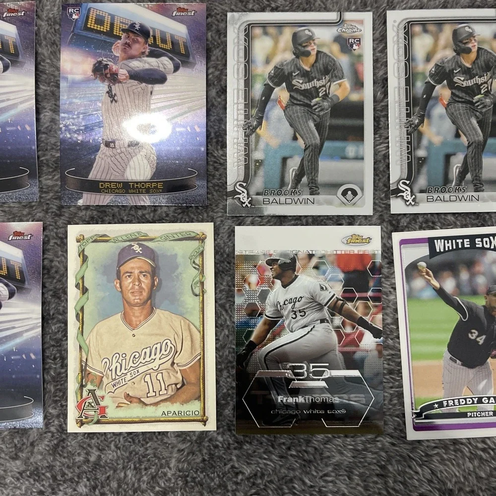 Chicago White Sox 37 Card Lot - Rookies, Stars,‎ Inserts, Parallels